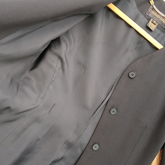 Classiques Entier Tailored 5 Button Wool Blazer S - Picture 7 of 7